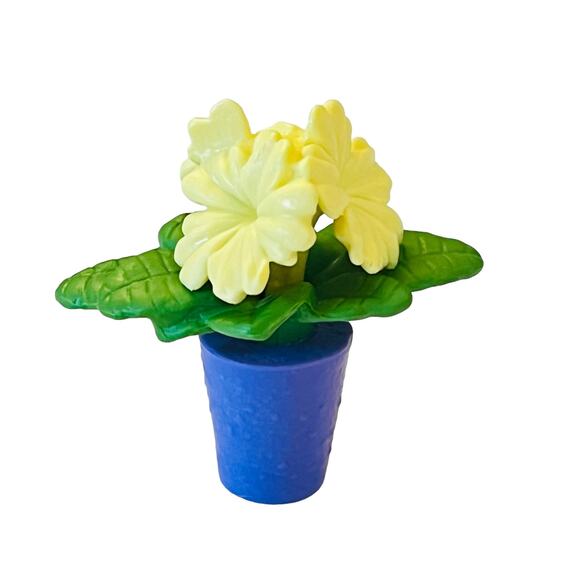 American Girl Garden FLOWERS Yellow Pansy Flower Plant Doll Table Accessory - Picture 3 of 9
